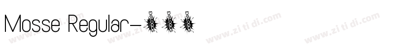 Mosse Regular字体转换